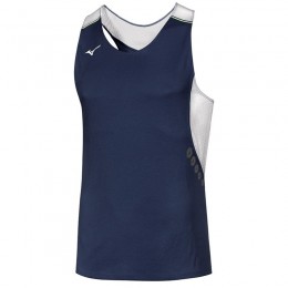 Mizuno Canotta Premium JPN Singlet Uomo Blu/Bianco